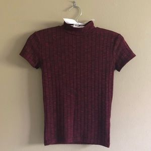 Aeropostale Prince & Fox Burgundy tee
